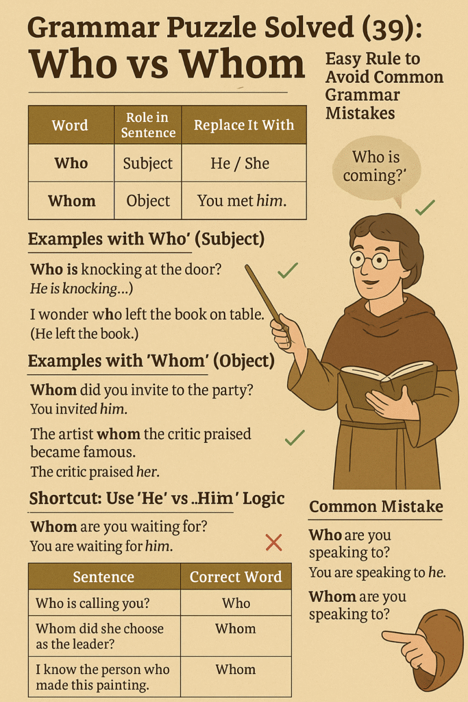 Who VS Whom