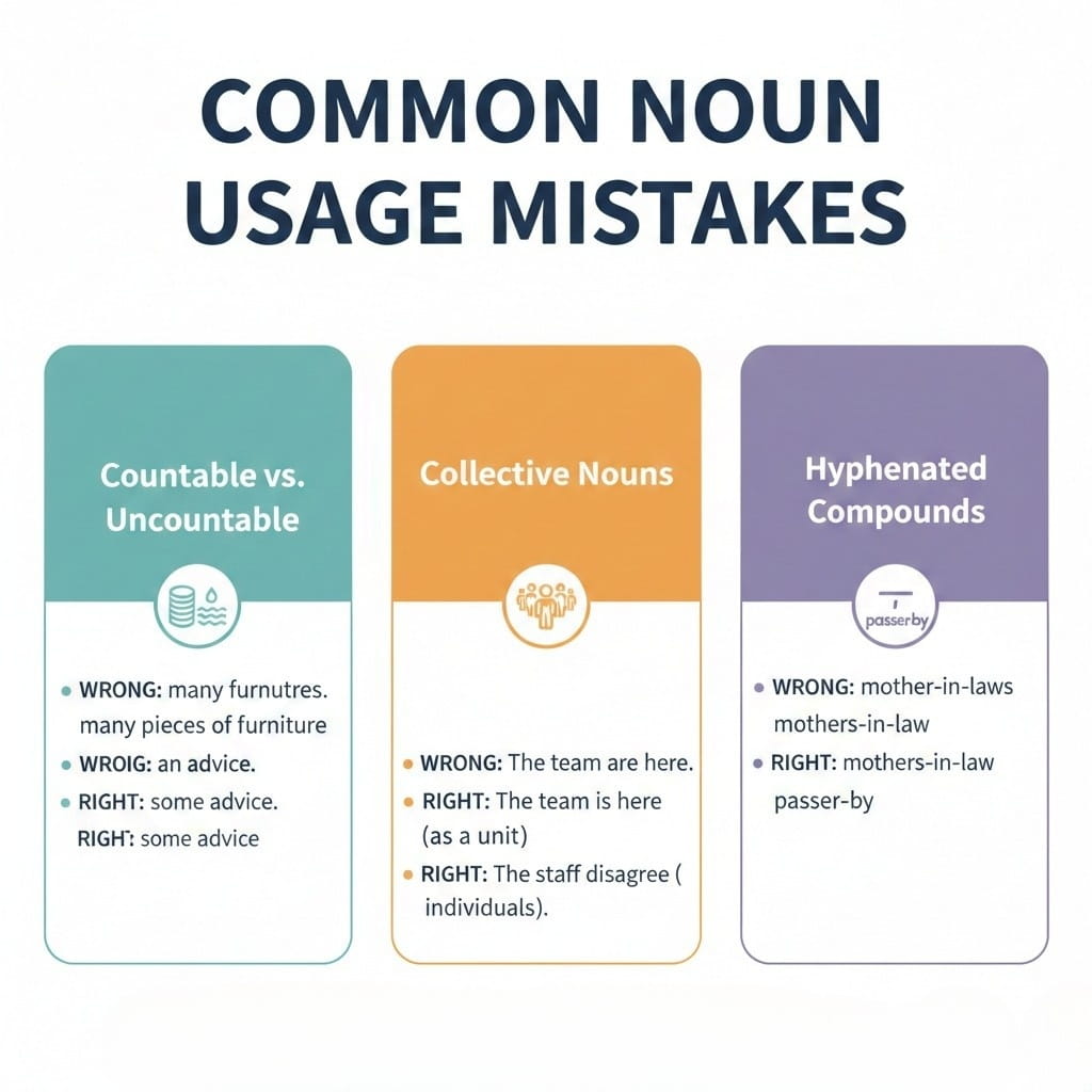 Common Noun Usage Mistakes